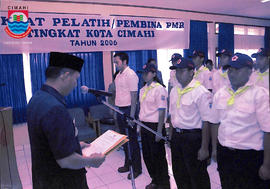 Diklat pelatih/pembina PMR tingkat kota Cimahi