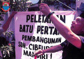 PELETAKAN BATU PERTAMA SDN CIBEUREUM MANDIRI 1