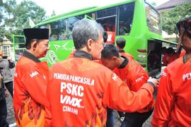 Acara Pelepasan Pemuda Pancasila Kota Cimahi