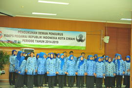 Pengukuhan Dewan Pengurus Korpri Kota Cimahi