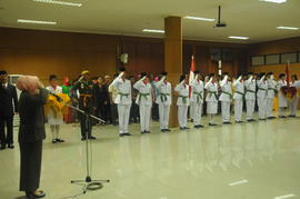 Pengukuhan Paskibra Kota Cimahi 2014