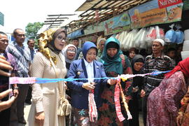 Peresmian Pasar Cimindi Pasca Kebakaran